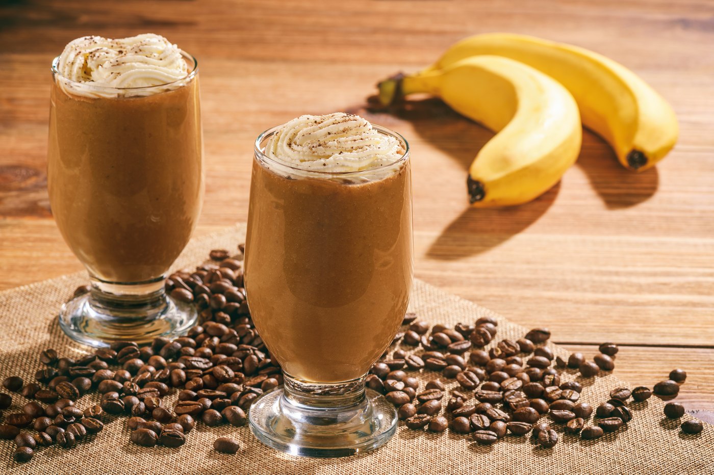 カフェスムージーの盛り付け例