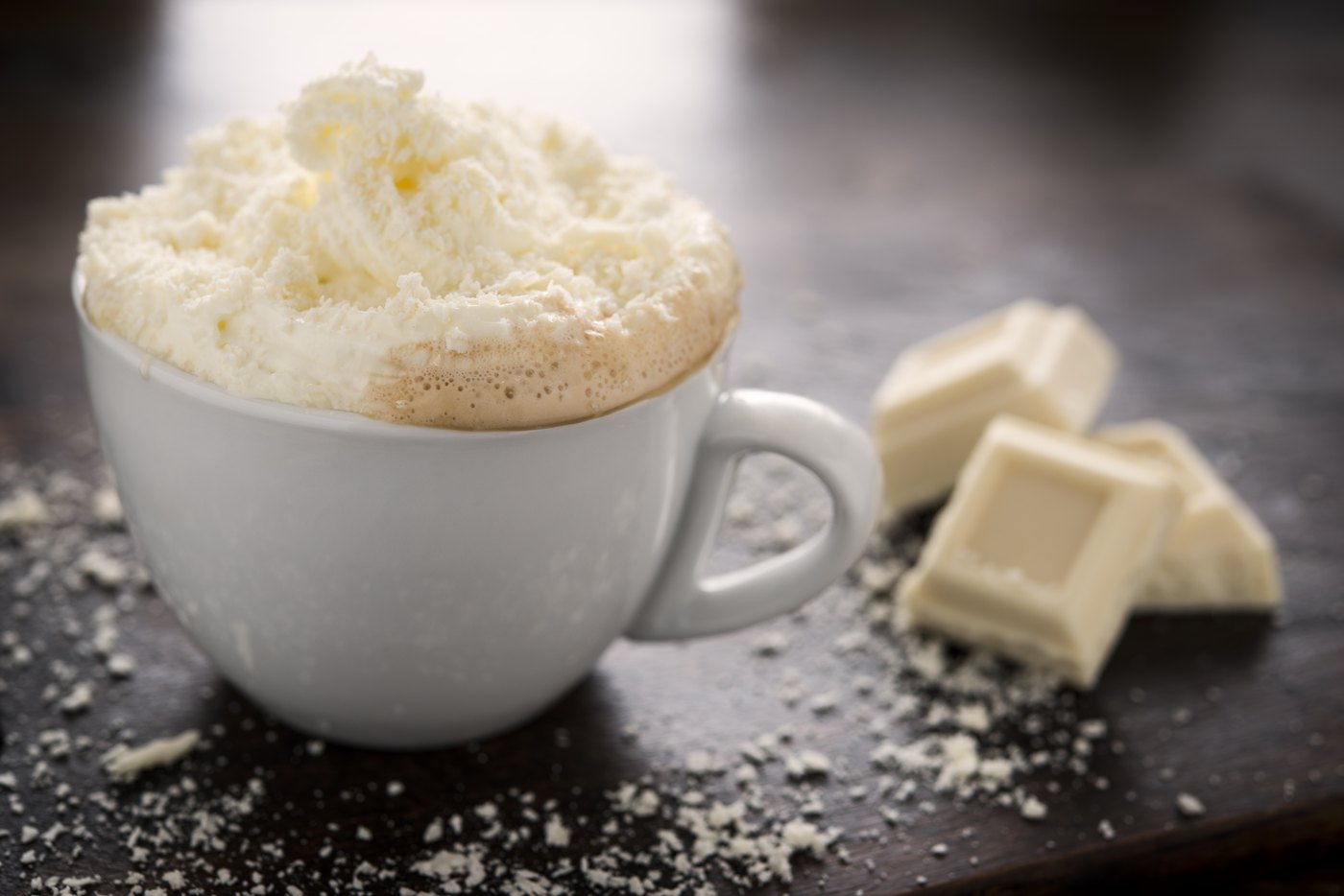 ホワイトチョコ モカの盛り付け例